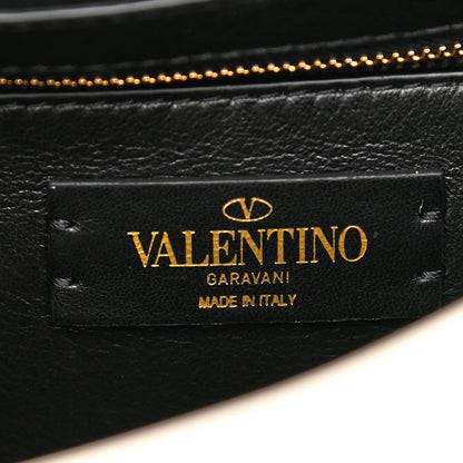 Valentino Garavani Nappa Large Roman Stud Shoulder Bag Ivory Black 6 of 12