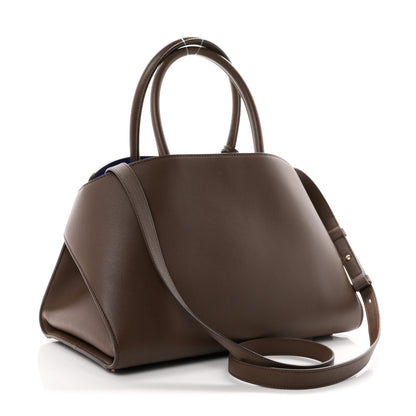 Salvatore Ferragamo Calfskin Medium Hug Bag Clay Lapis 3 of 10