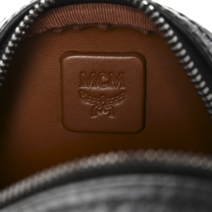 MCM Visetos Side Stud X-Mini Stark Backpack Black 6 of 9