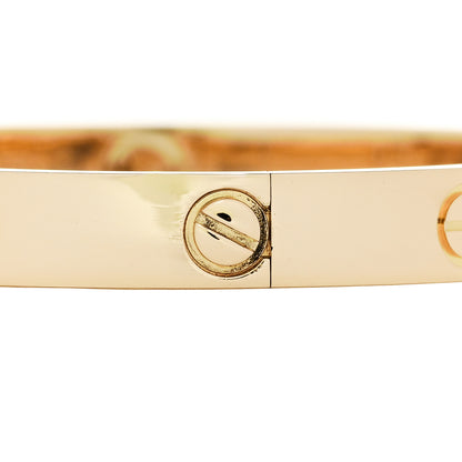 Cartier 18K Yellow Gold 4 Diamond LOVE Bracelet 16 4 of 9