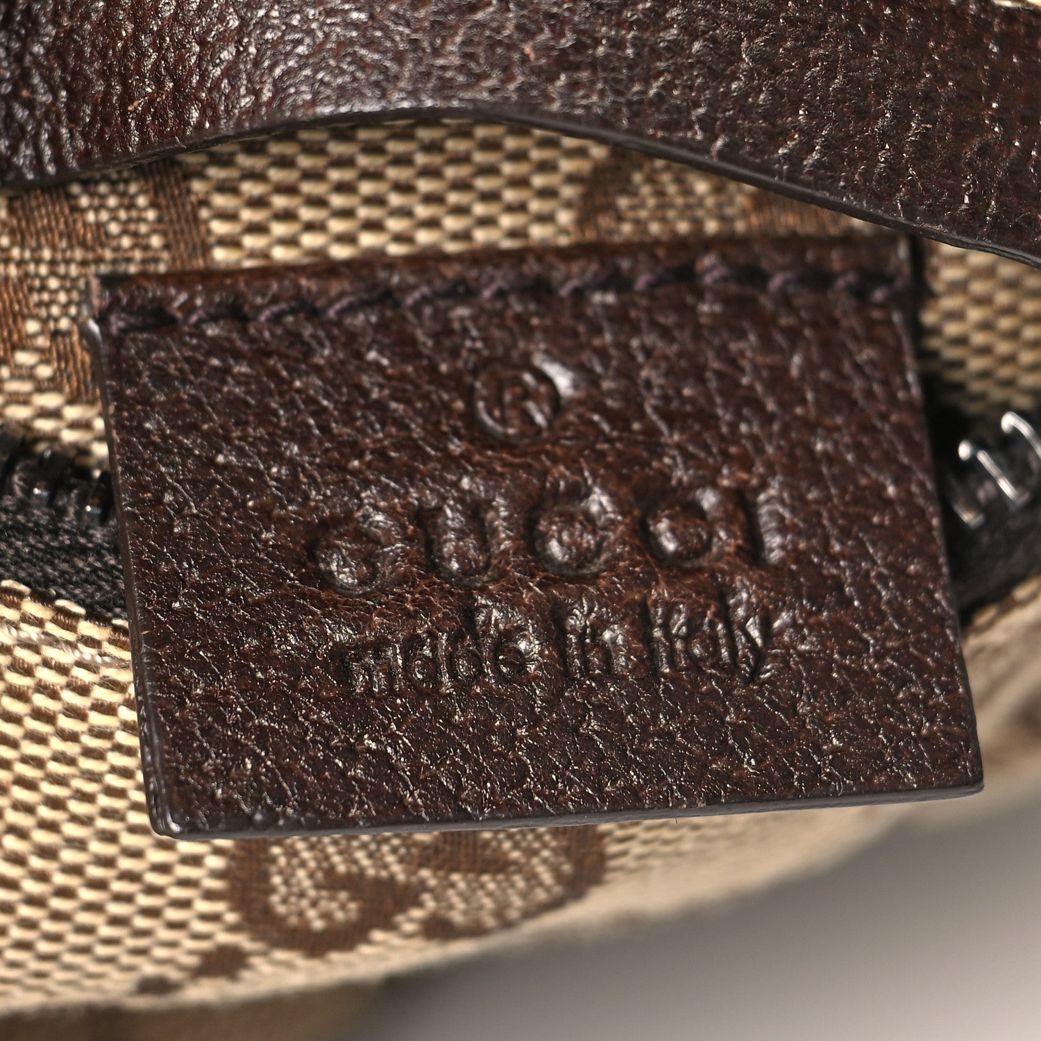 Gucci Monogram Web Belt Bag Dark Brown 6 of 10