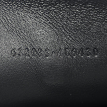 Alexander McQueen Calfskin Crocodile Embossed Skull Envelope Clutch Blue 7 of 7