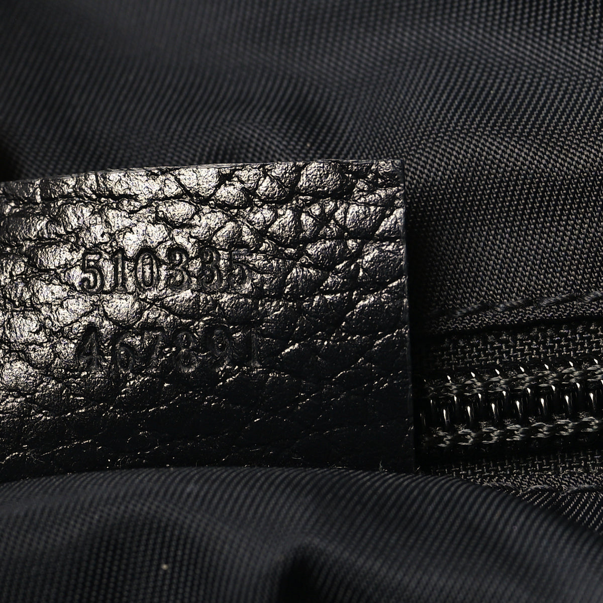 Nylon Monogram Double Buckle Flap Messenger Bag Black