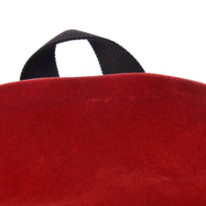 Saint Laurent Velvet City Backpack Red 14 of 14
