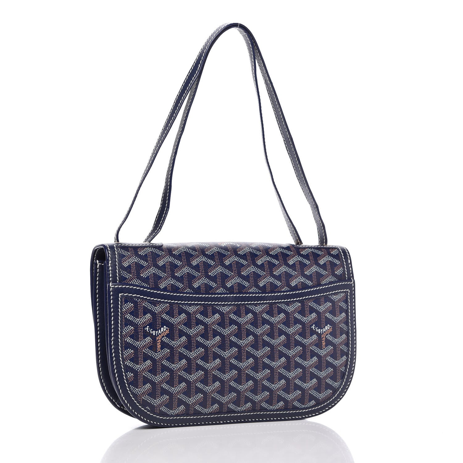 Goyard Goyardine 233 PM Shoulder Bag Navy 4 of 10