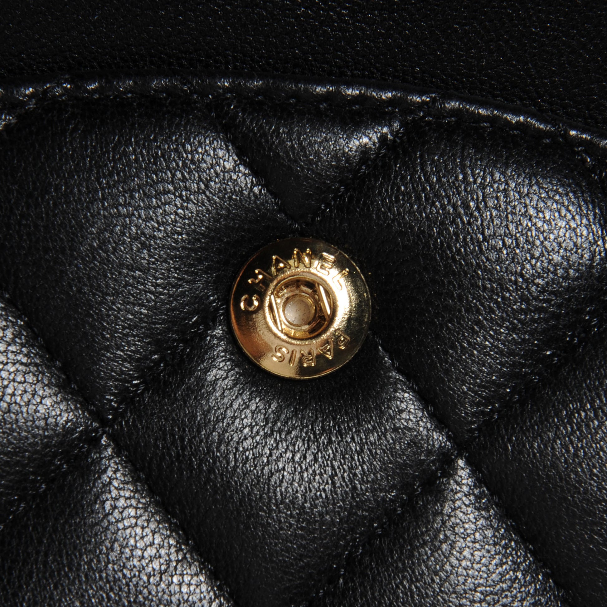 Chanel Lambskin Medium Double Flap Black 10 of 10