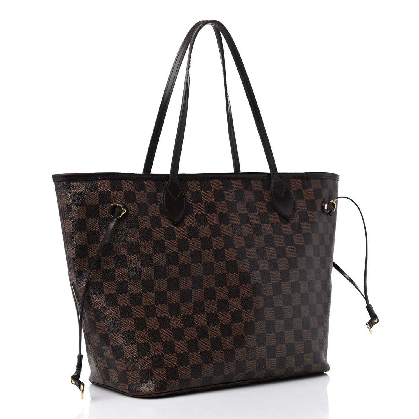 Damier Ebene Neo Neverfull MM Rose Ballerine