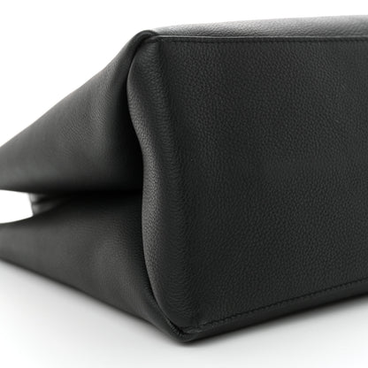 Louis Vuitton Grained Calfskin Lockme Shopper Black 8 of 10