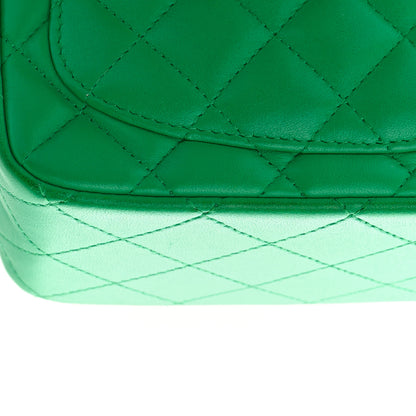 Chanel Lambskin Quilted Mini Square Flap Green 15 of 16