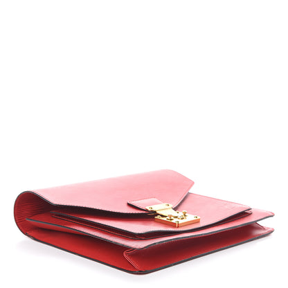Louis Vuitton Epi Monceau Castillan Red 3 of 7