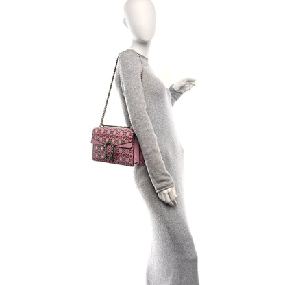 Gucci Calfskin Valentine's Day Exclusive Small Dionysus Bag Pink 2 of 12