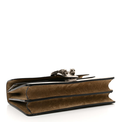 Gucci GG Supreme Monogram Small Dionysus Shoulder Bag Taupe 4 of 12