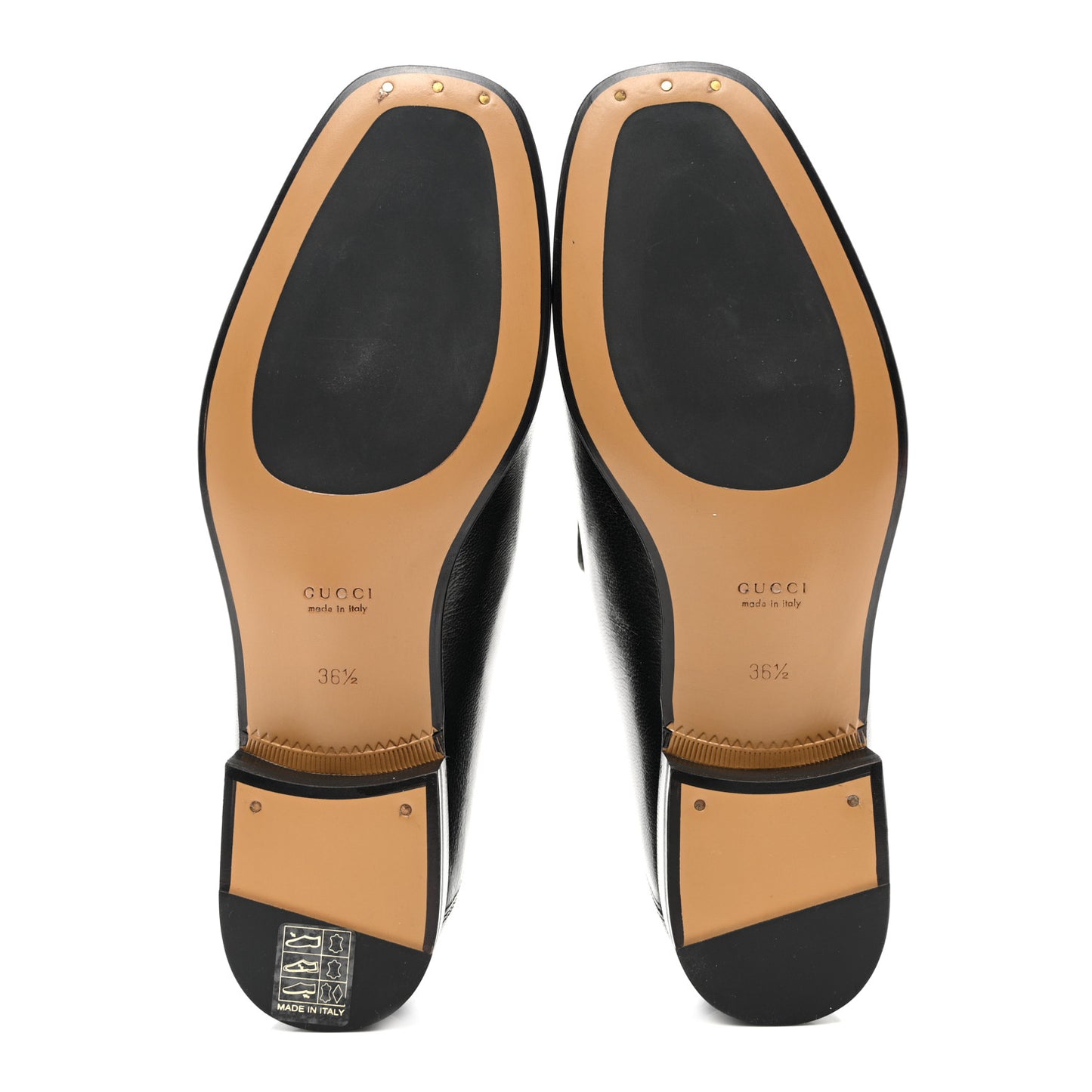 Goatskin Womens Horsebit Mid-Heel Loafers 36.5 Black