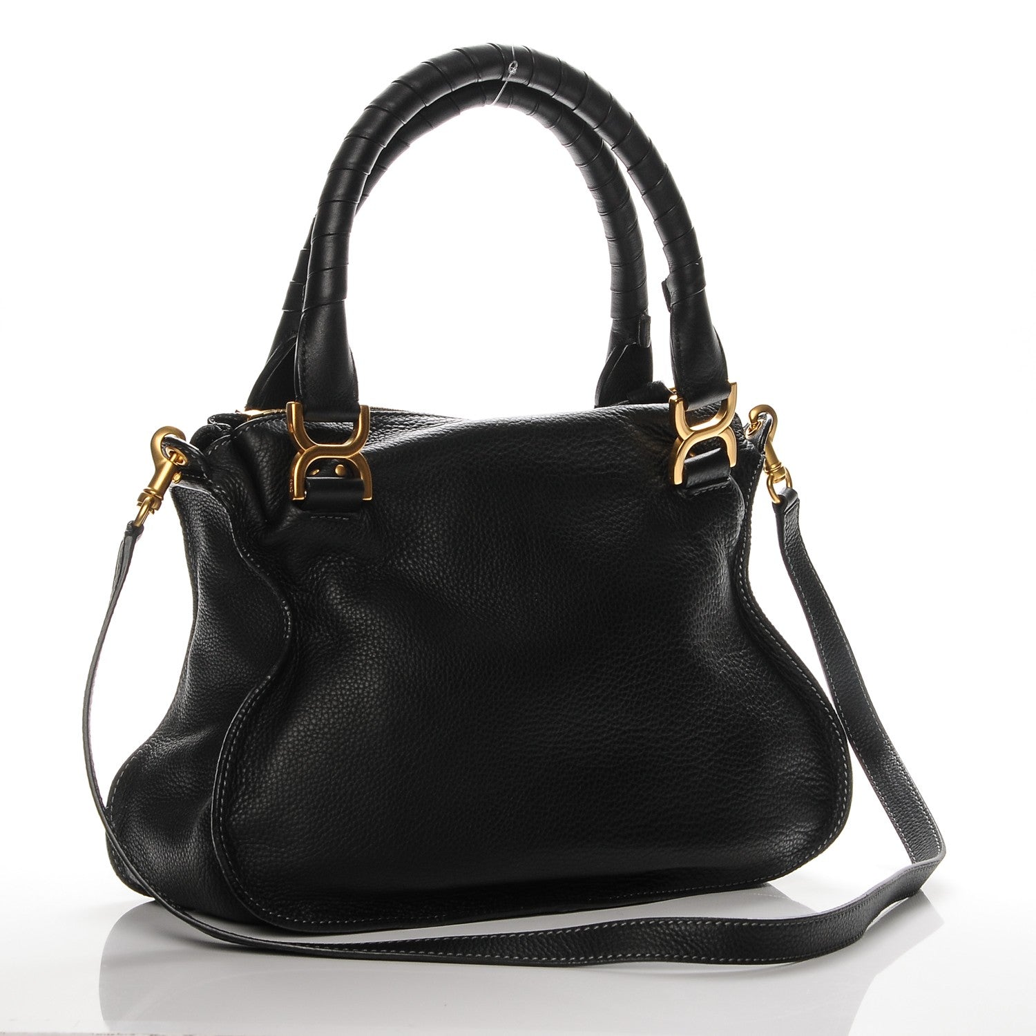 Chloe Calfskin Medium Marcie Satchel Black 3 of 6