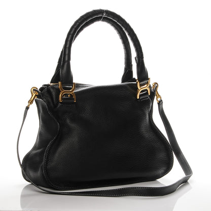 Chloe Calfskin Medium Marcie Satchel Black 3 of 6