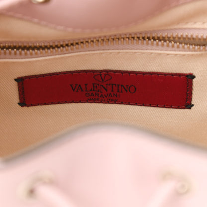 Valentino Garavani Vitello Rockstud Bucket Bag Water Rose 6 of 9