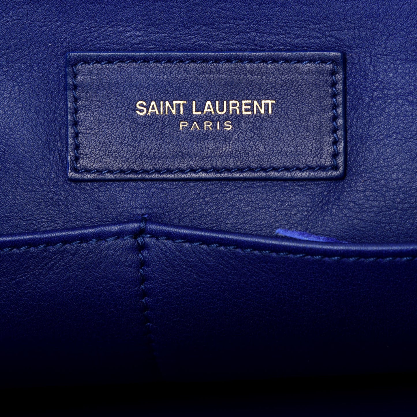 Calfskin Medium Classic Y Cabas Royal Blue