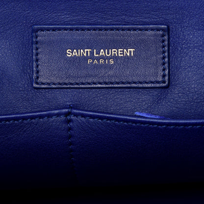 Saint Laurent Calfskin Medium Classic Y Cabas Royal Blue 6 of 12