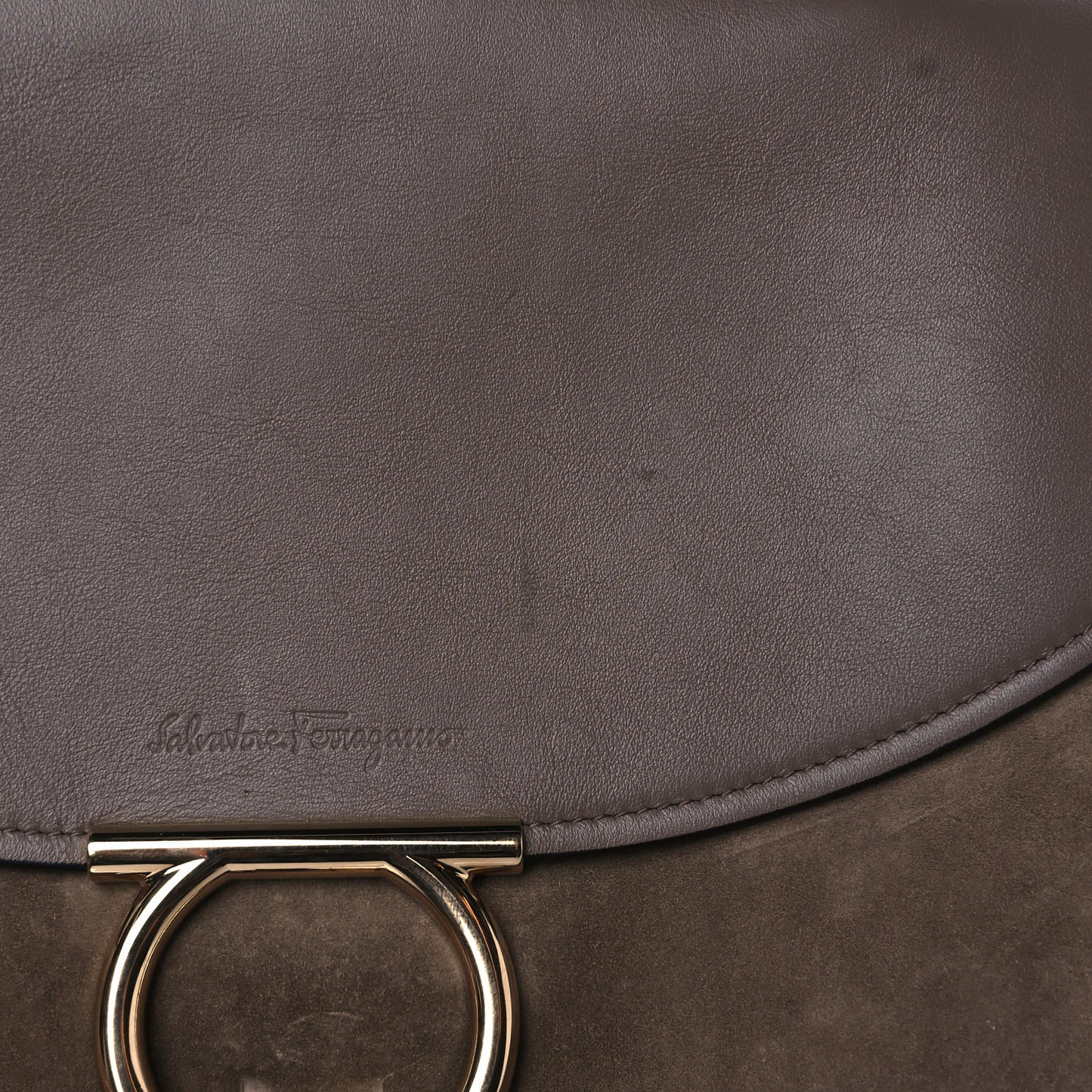 Calfskin Suede Margot Top Handle Satchel Tan