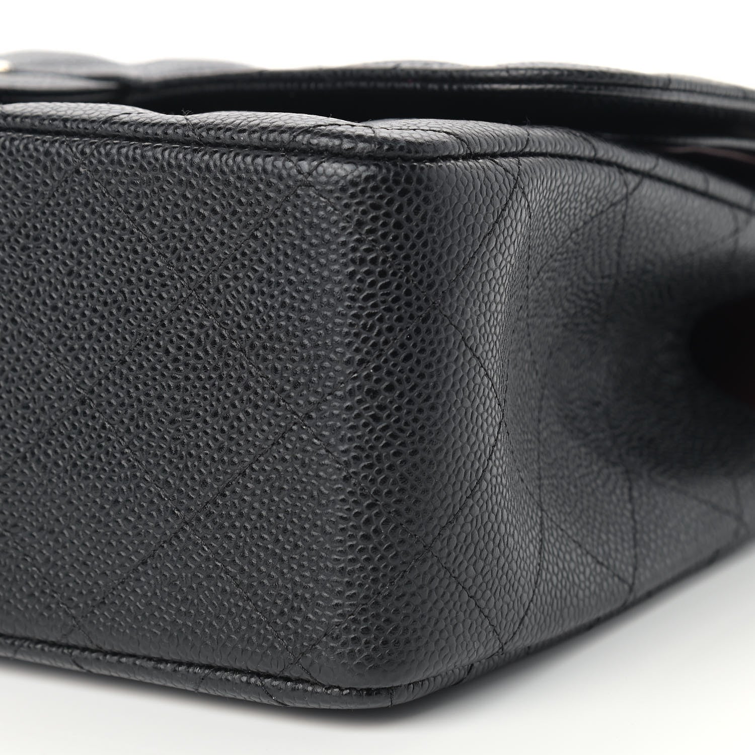 Chanel Caviar Quilted Jumbo Double Flap Black 9 of 10