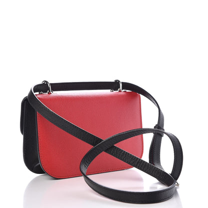 Alexander McQueen Grained Calfskin Small Insignia Flap Red Pink 3 of 11