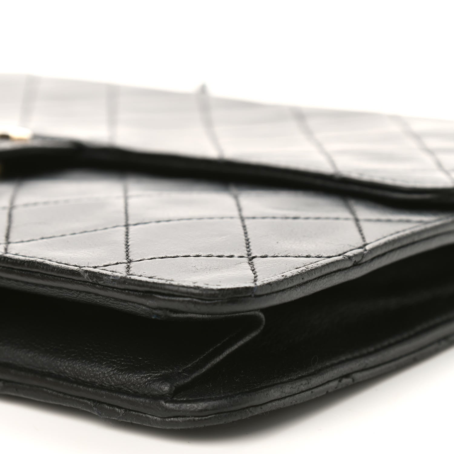 Chanel Lambskin Quilted Medium Single Flap Black 12 of 12