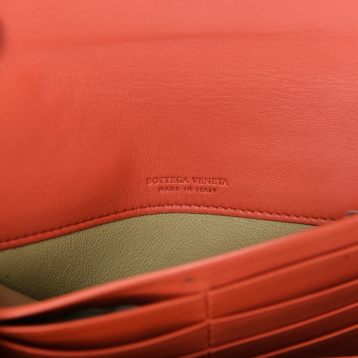 Nappa Intrecciato Continental Flap Wallet Magma