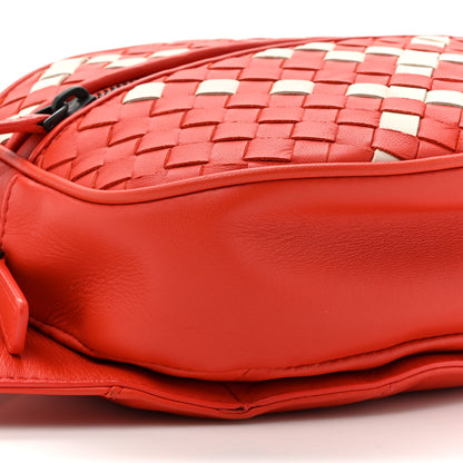 Bottega Veneta Nappa Intrecciato Belt Bag Red White 10 of 11