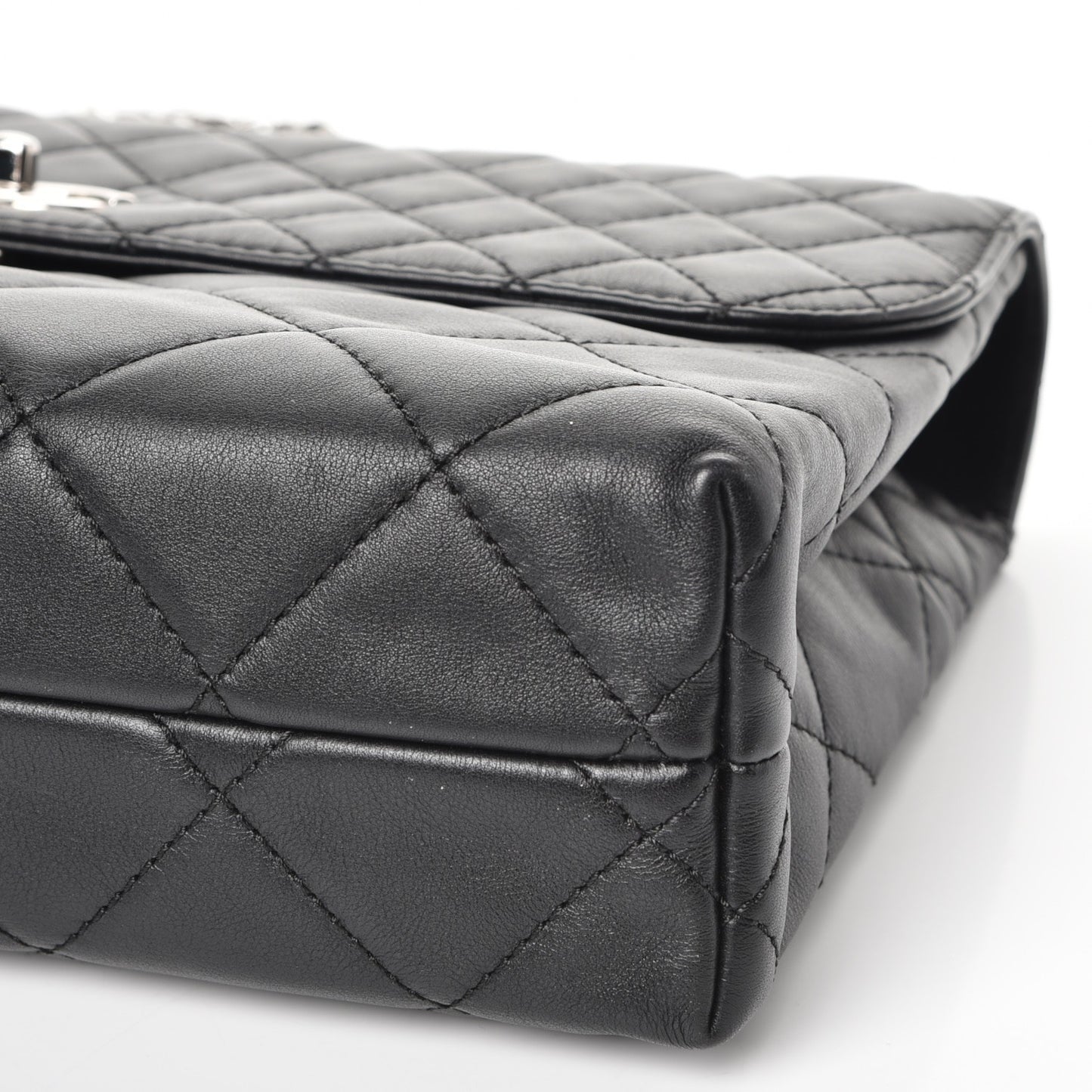 Calfskin Quilted In The Business Flap Bag Black