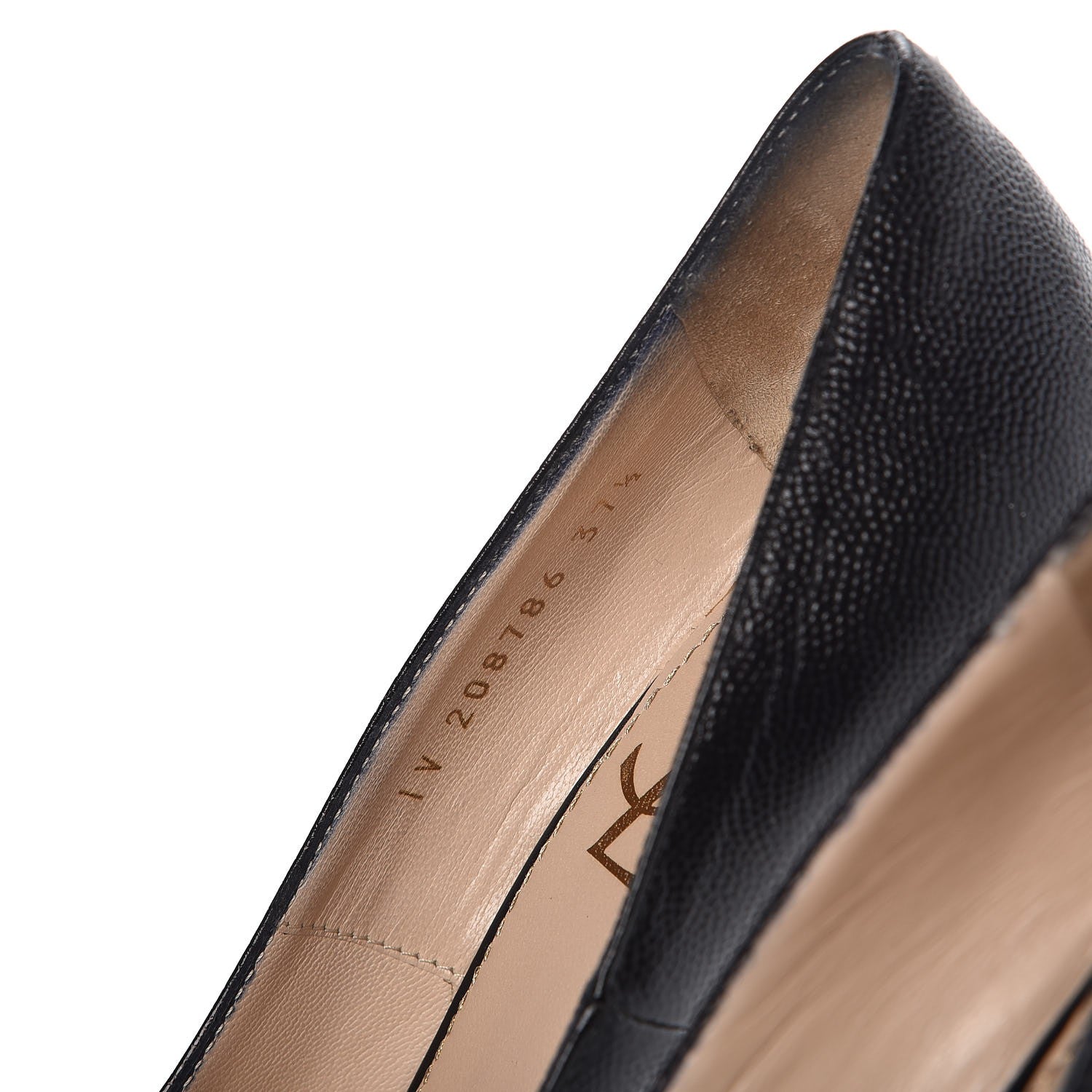Saint Laurent Vernigolf Tribtoo 105 Platform Pumps 37.5 Black 10 of 17