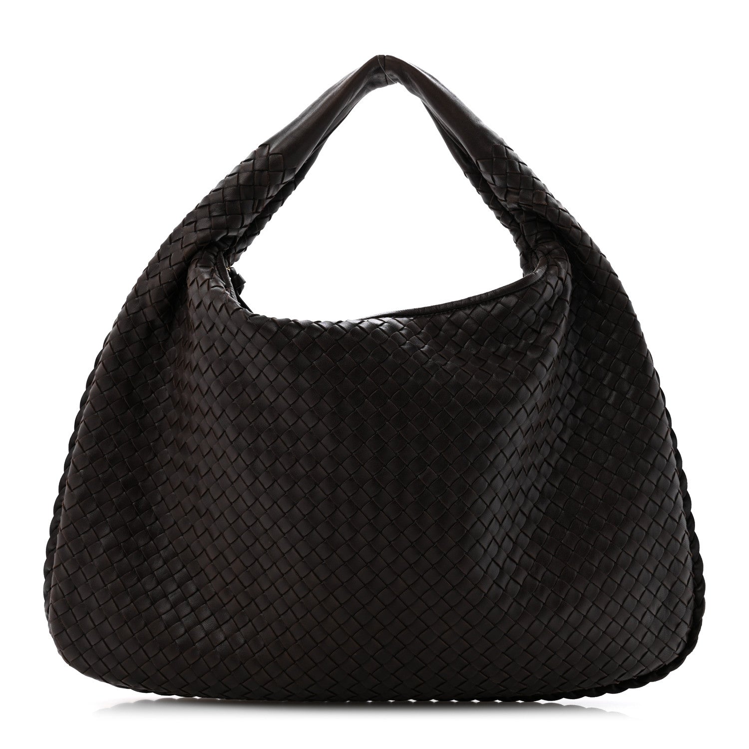 Bottega Veneta Nappa Intrecciato Large Veneta Hobo Ebano 1 of 13