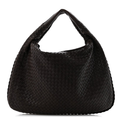 Bottega Veneta Nappa Intrecciato Large Veneta Hobo Ebano 1 of 13