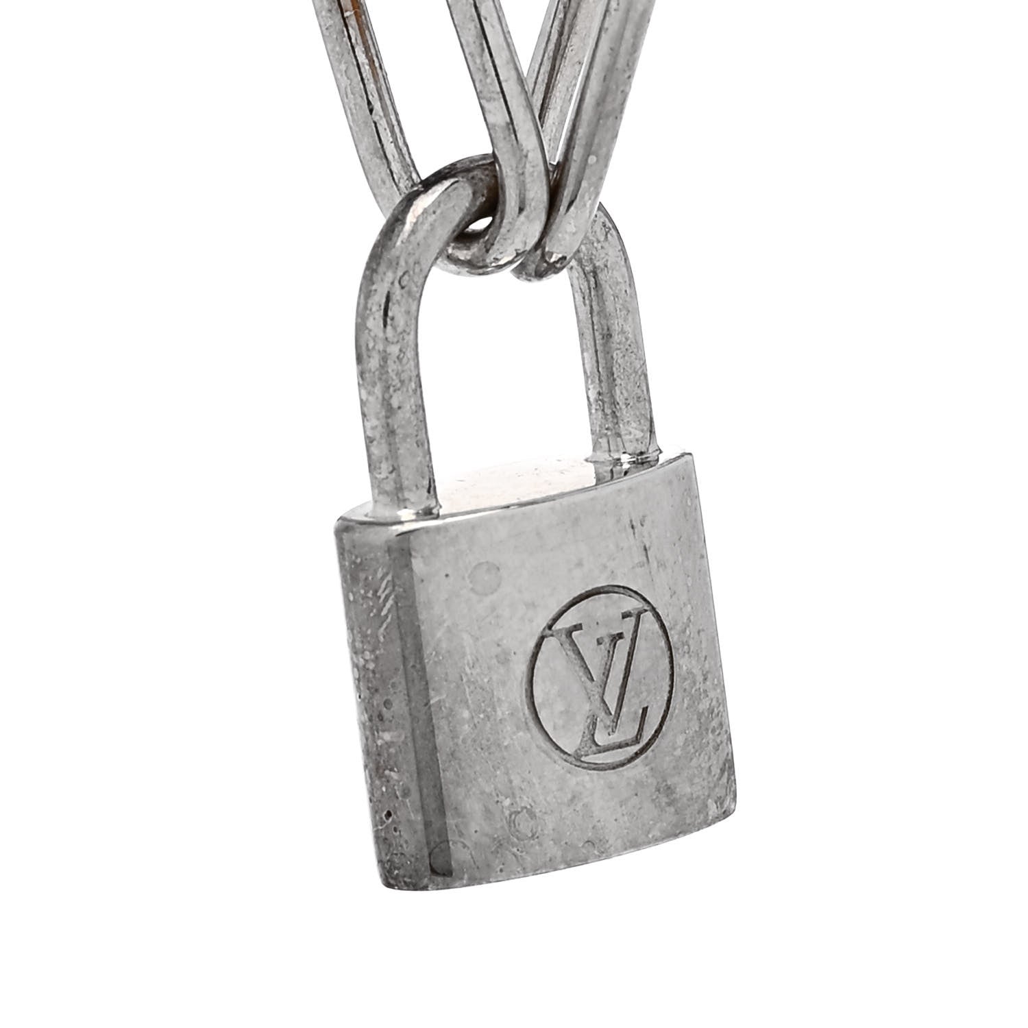 Louis Vuitton X Virgil Abloh Sterling Silver Lockit Bracelet Blue Yellow 3 of 5