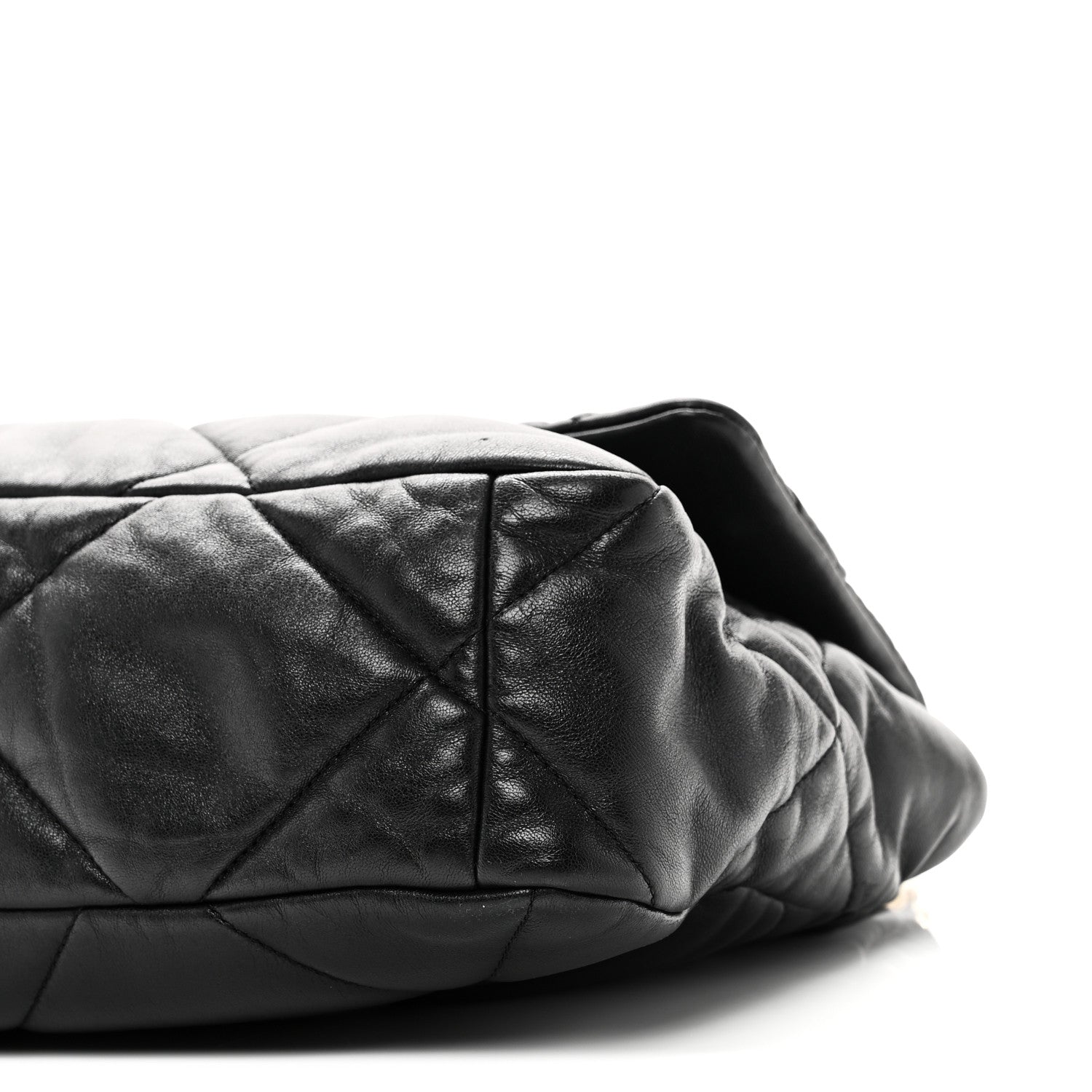 Chanel Lambskin Quilted Large Chanel 19 Flap Black 10 of 10