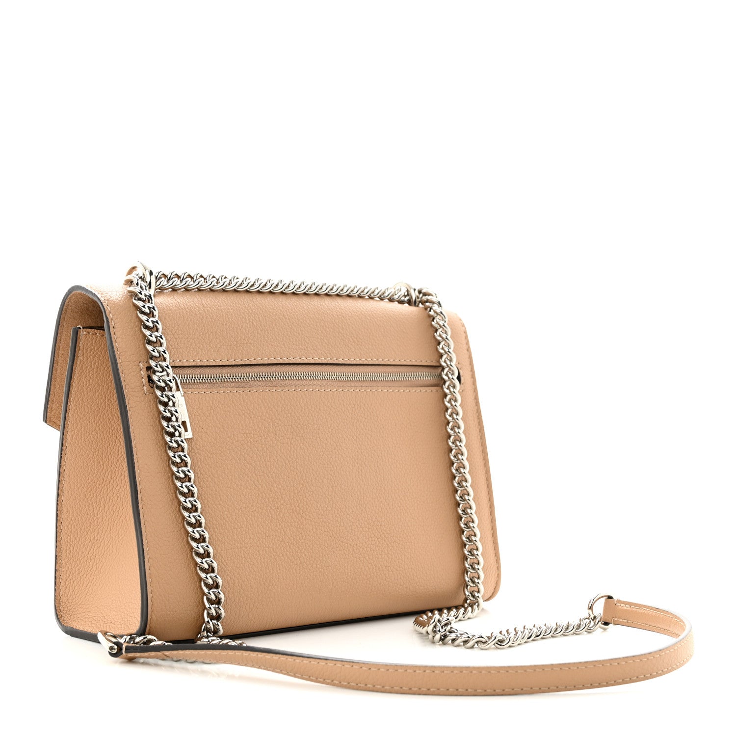 Louis Vuitton Soft Calfskin Mylockme Chain Bag BB Papyrus Creme 3 of 10