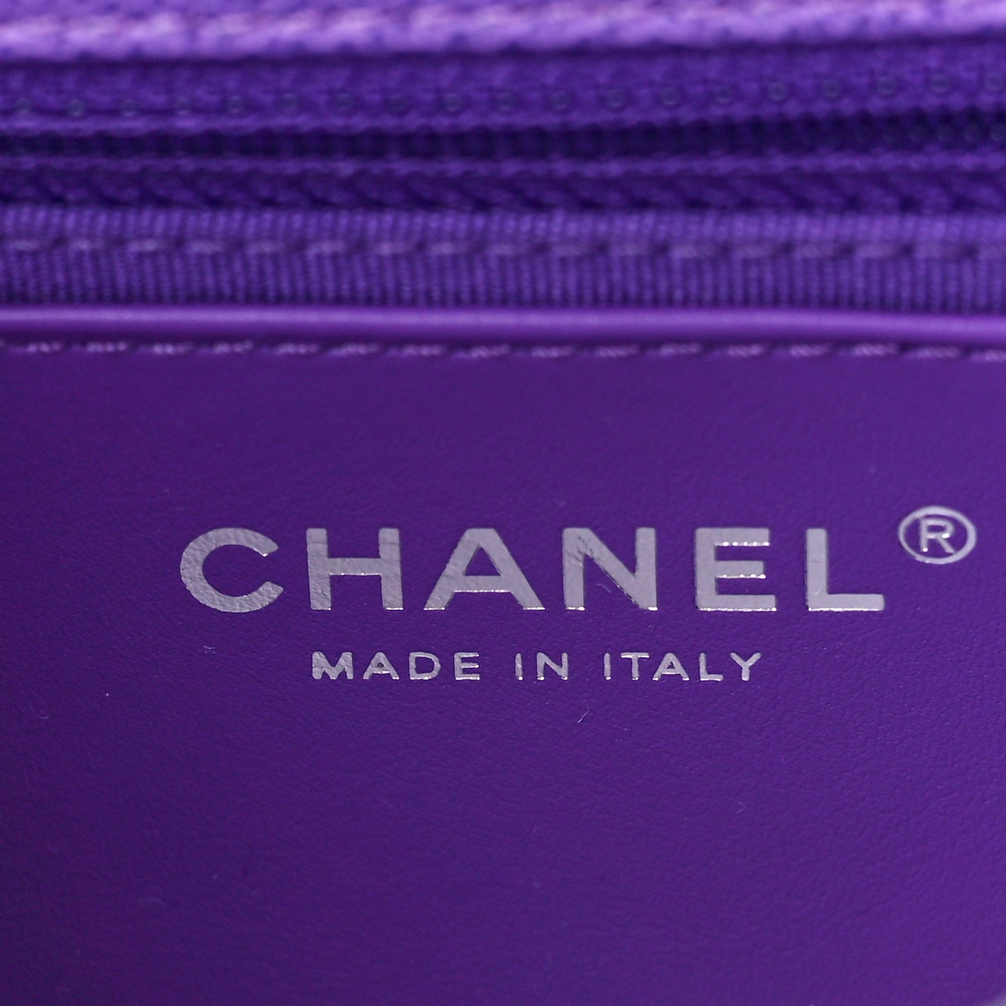 Shaded Caviar Quilted My Everything Small Flap Purple Light Purple