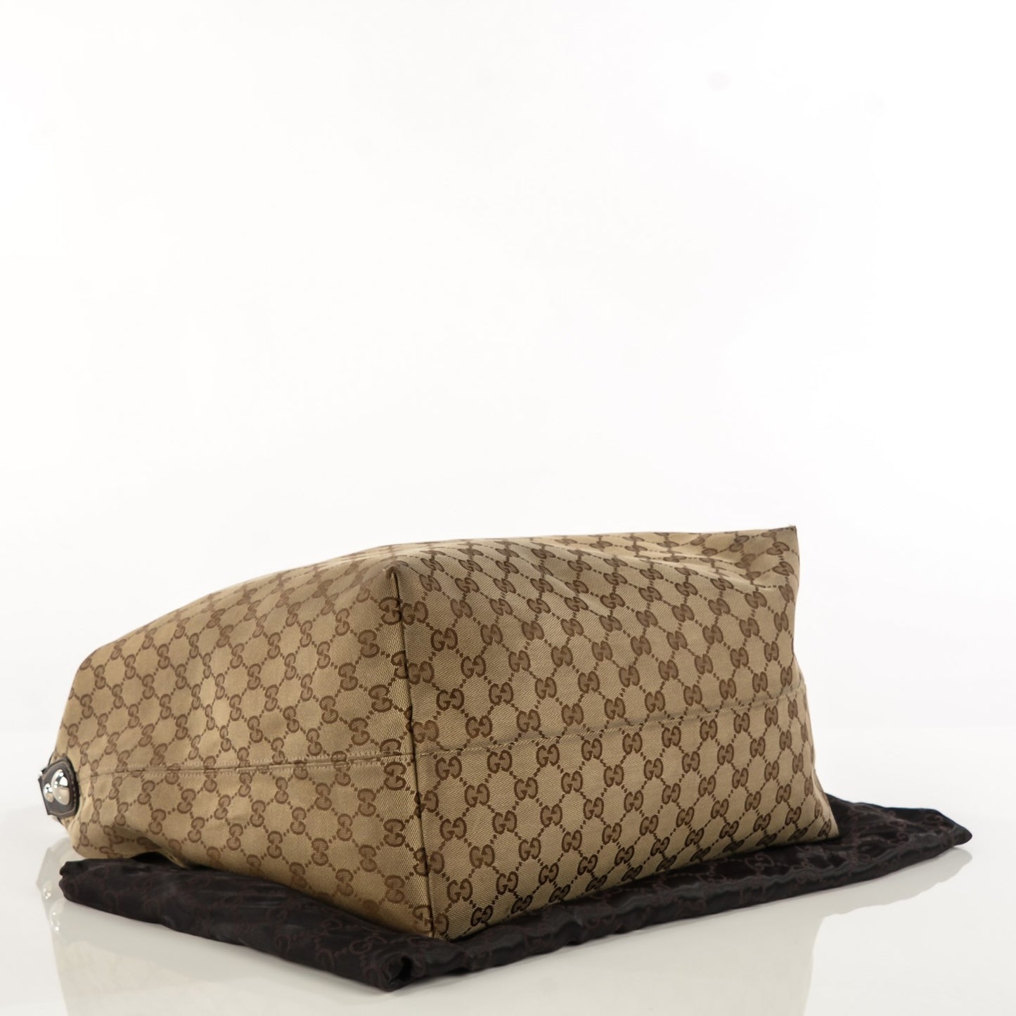 Monogram Icon Bit Large Hobo Dark Brown