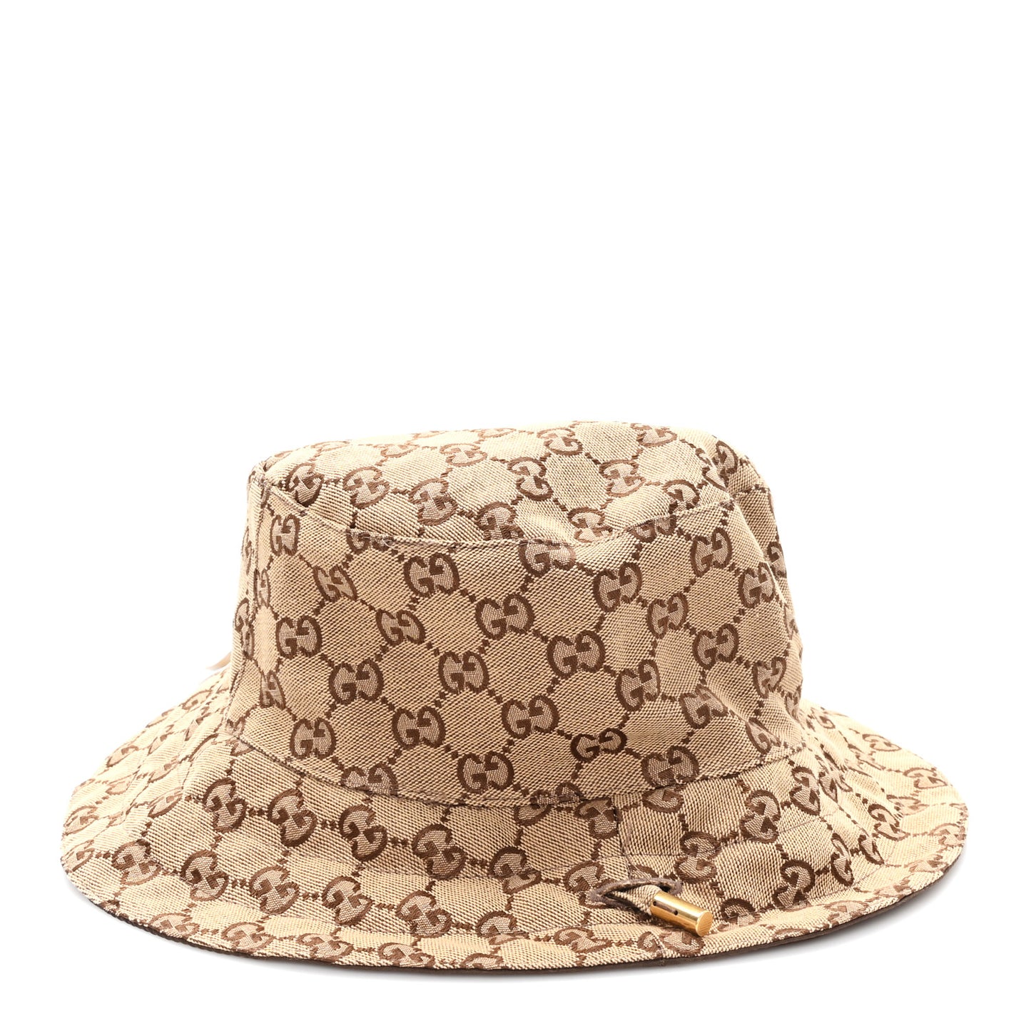 Canvas Monogram Reversible Bucket Hat XXL Brown