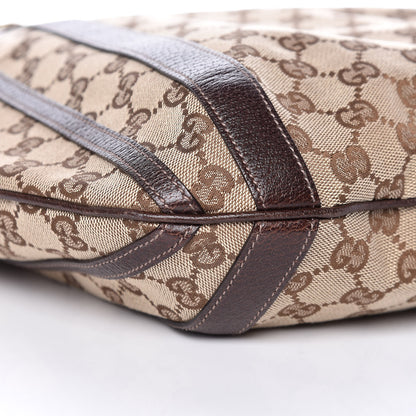 Gucci Monogram Medium Abbey Convertible Tote Dark Brown 8 of 9