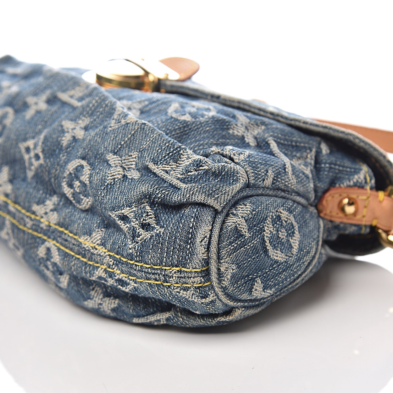 Louis Vuitton Monogram Denim Mini Pleaty Blue 8 of 9