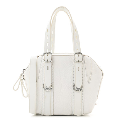 Alexander Wang Pebbled Calfskin Mini Emile White 1 of 13