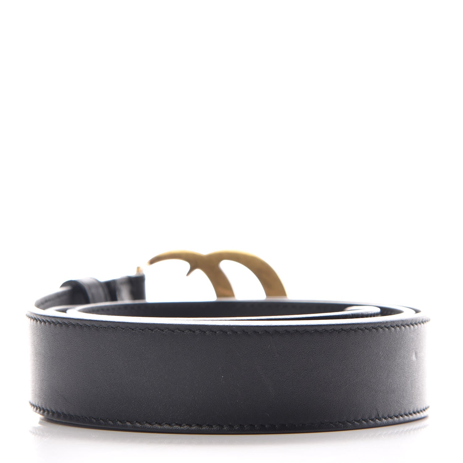 Gucci Calfskin Double G 30mm Belt 85 34 Black 6 of 7