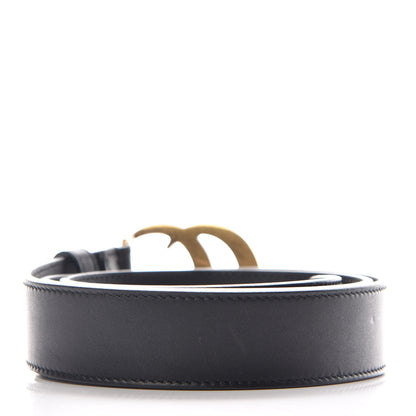 Gucci Calfskin Double G 30mm Belt 85 34 Black 6 of 7