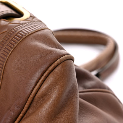 Bottega Veneta Nappa Intrecciato Accordion Satchel Noce 7 of 15