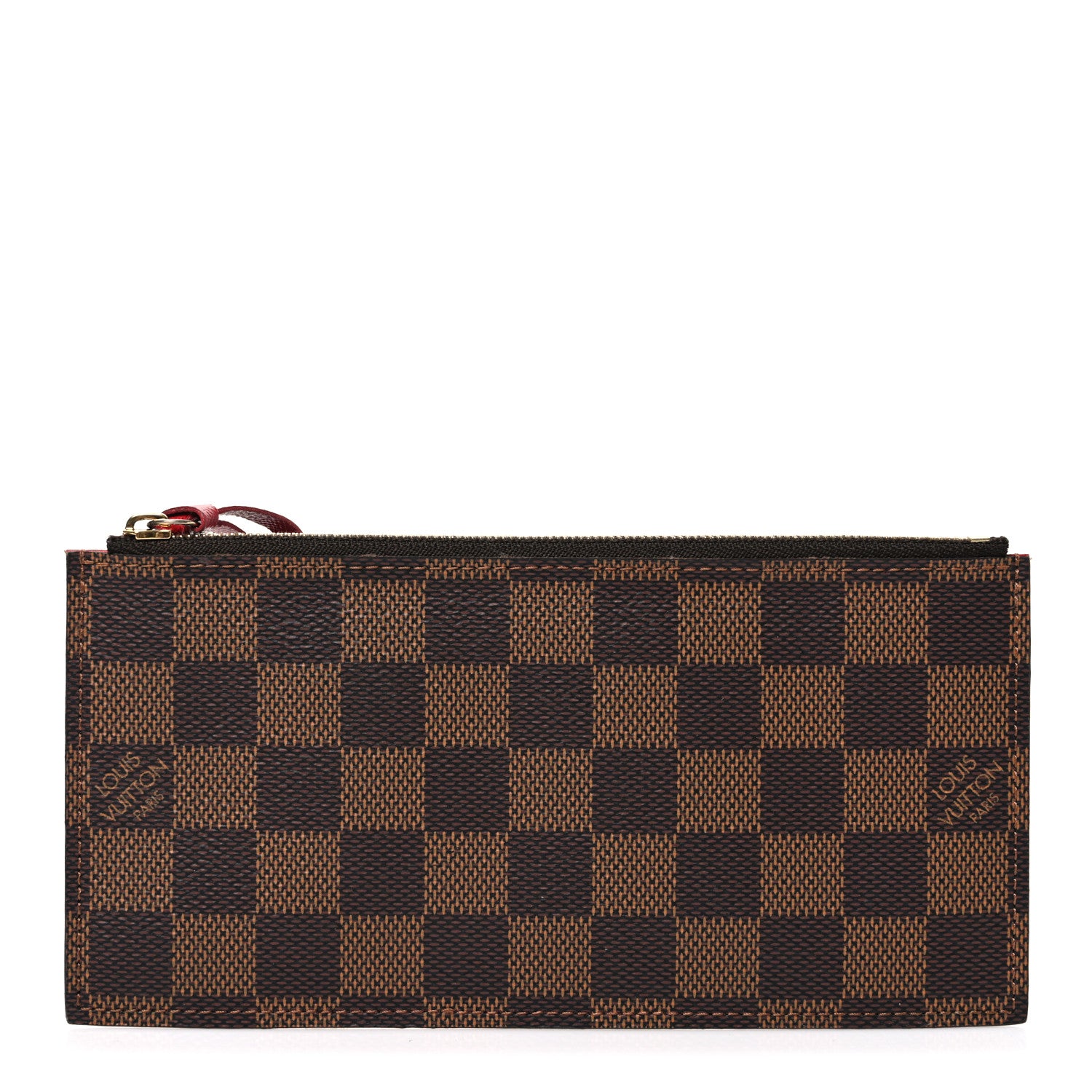 Louis Vuitton Damier Ebene Felicie Chain Wallet Zippered Insert 1 of 6