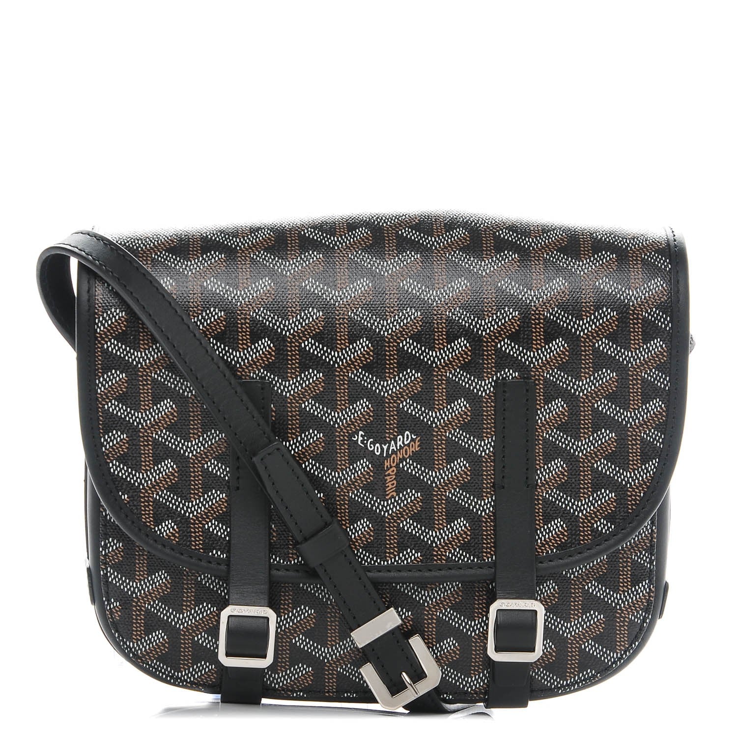 Goyard Goyardine Belvedere PM Messenger Bag Black 1 of 6