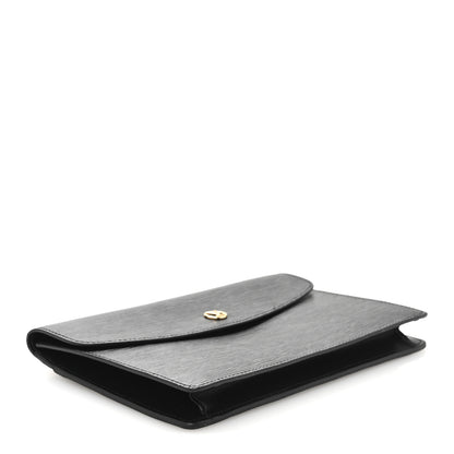 Louis Vuitton Epi Montaigne Clutch PM Black 4 of 14