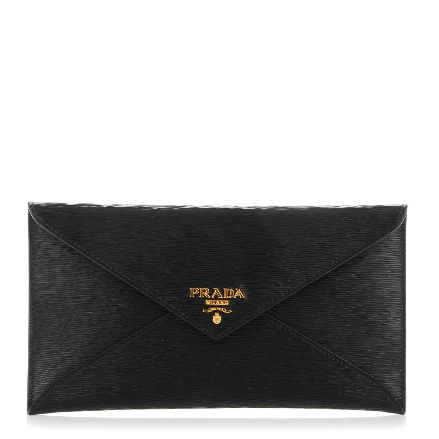 Prada Vitello Move Envelope Wallet Black 1 of 7