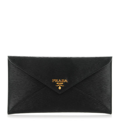 Prada Vitello Move Envelope Wallet Black 1 of 7