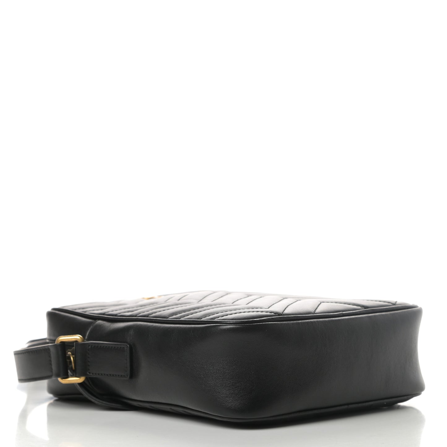 Calfskin Matelasse GG Marmont Travel Bag Black